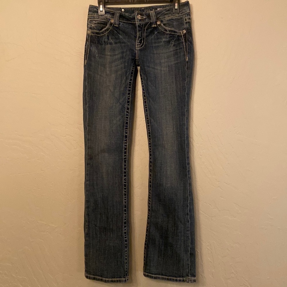 Miss Me Bootcut jeans with cross pockets size 27